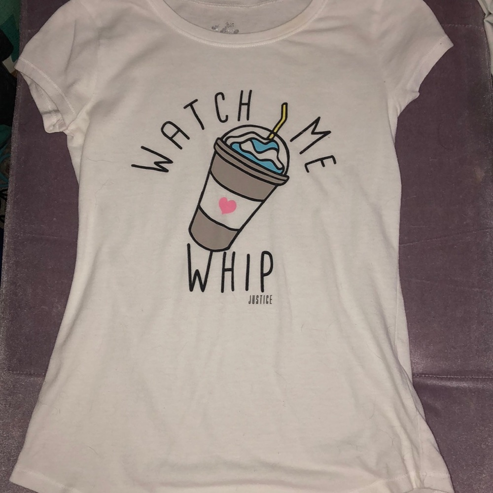 Justice T-shirt Girls Size 7